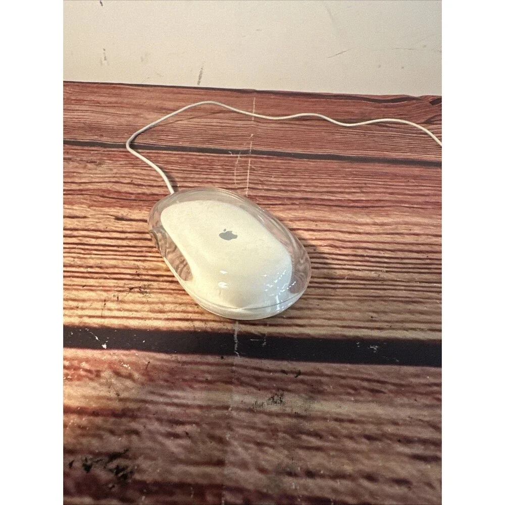 Genuine Apple Macintosh Pro Mouse M5769 White Solid USB Wired Optical